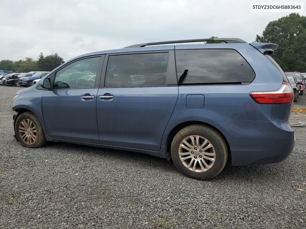 2017 Toyota Sienna Xle VIN: 5TDYZ3DC6HS883643 Lot: 72414534