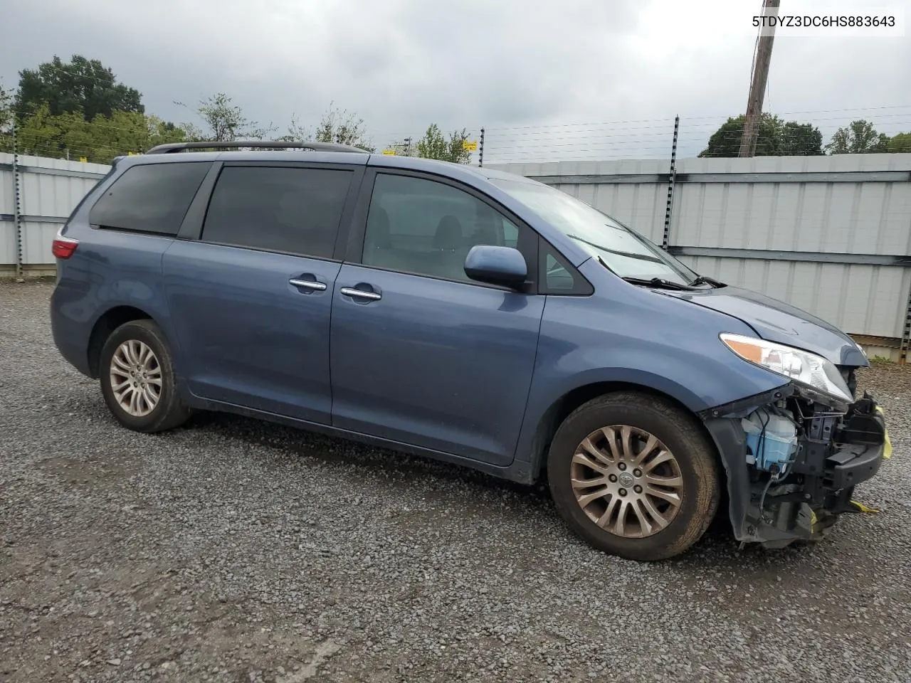 2017 Toyota Sienna Xle VIN: 5TDYZ3DC6HS883643 Lot: 72414534