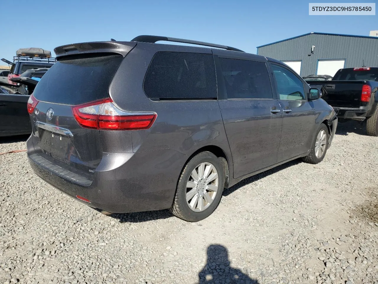 2017 Toyota Sienna Xle VIN: 5TDYZ3DC9HS785450 Lot: 72614924