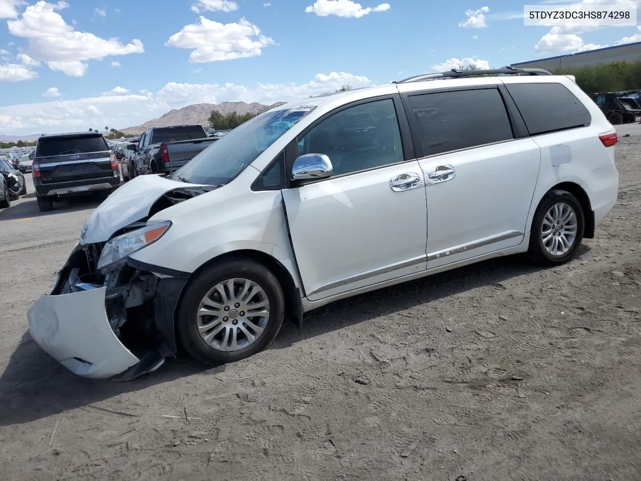 2017 Toyota Sienna Xle VIN: 5TDYZ3DC3HS874298 Lot: 72651614