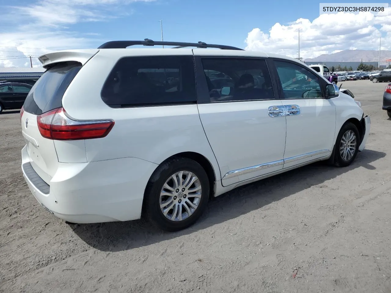 2017 Toyota Sienna Xle VIN: 5TDYZ3DC3HS874298 Lot: 72651614