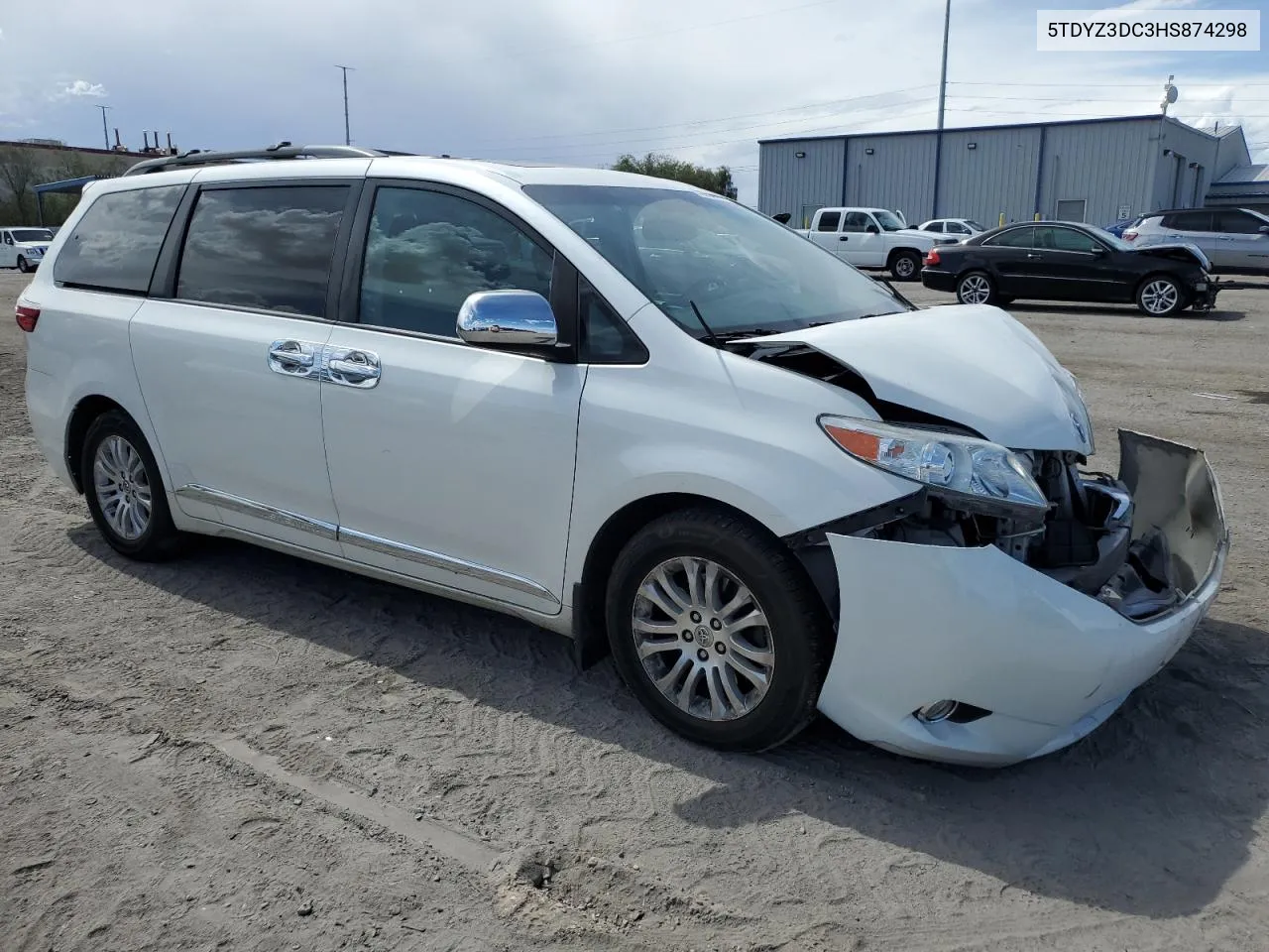 2017 Toyota Sienna Xle VIN: 5TDYZ3DC3HS874298 Lot: 72651614