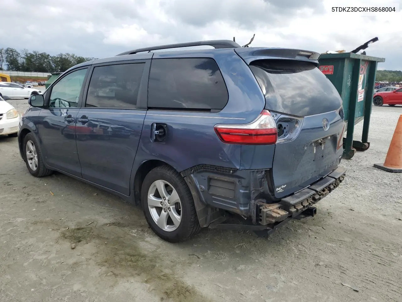 5TDKZ3DCXHS868004 2017 Toyota Sienna Le