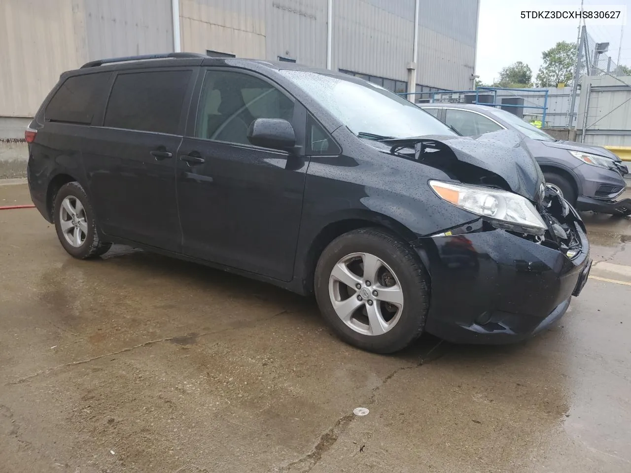 2017 Toyota Sienna Le VIN: 5TDKZ3DCXHS830627 Lot: 72737134