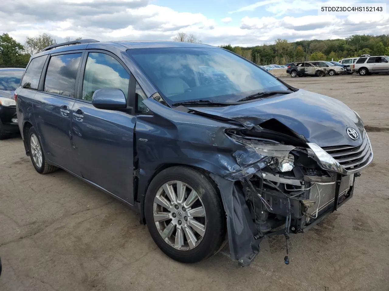 2017 Toyota Sienna Xle VIN: 5TDDZ3DC4HS152143 Lot: 73436784