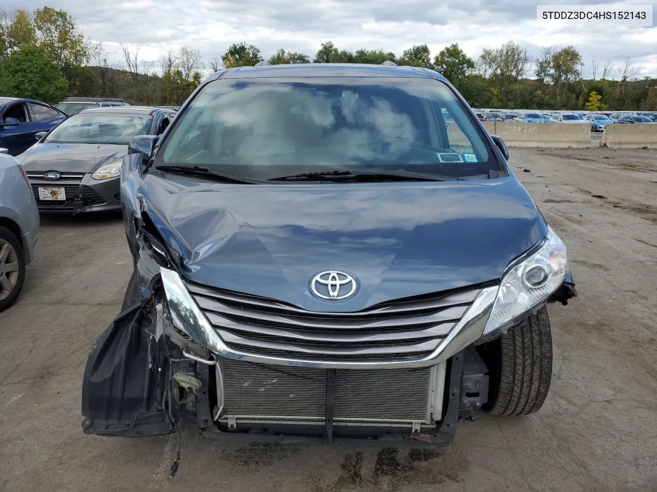 2017 Toyota Sienna Xle VIN: 5TDDZ3DC4HS152143 Lot: 73436784