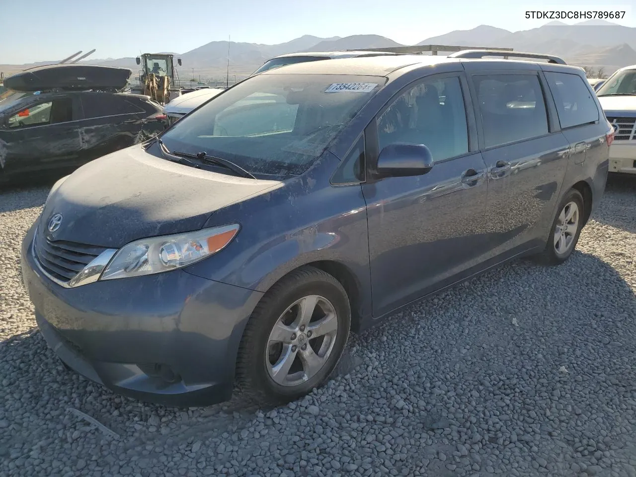 5TDKZ3DC8HS789687 2017 Toyota Sienna Le