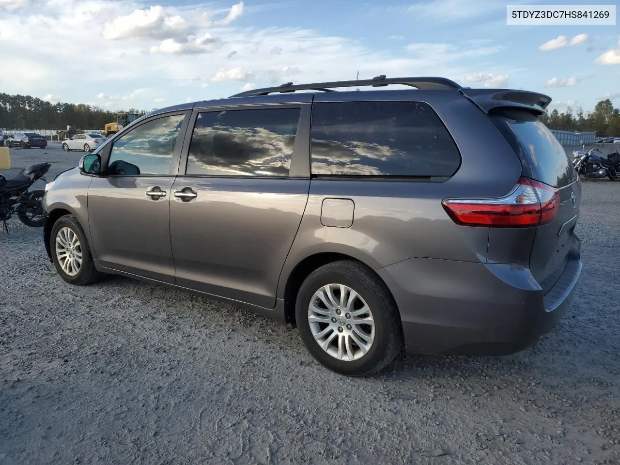 2017 Toyota Sienna Xle VIN: 5TDYZ3DC7HS841269 Lot: 75127214