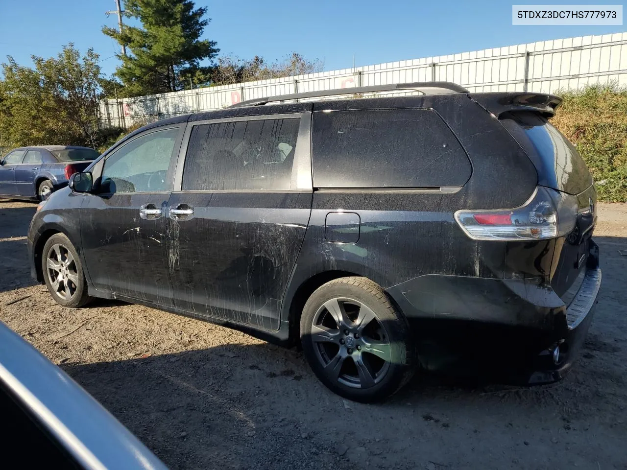 2017 Toyota Sienna Se VIN: 5TDXZ3DC7HS777973 Lot: 75286174