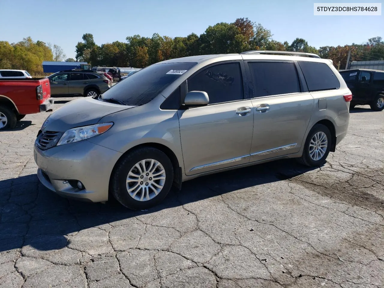 2017 Toyota Sienna Xle VIN: 5TDYZ3DC8HS784628 Lot: 76380824