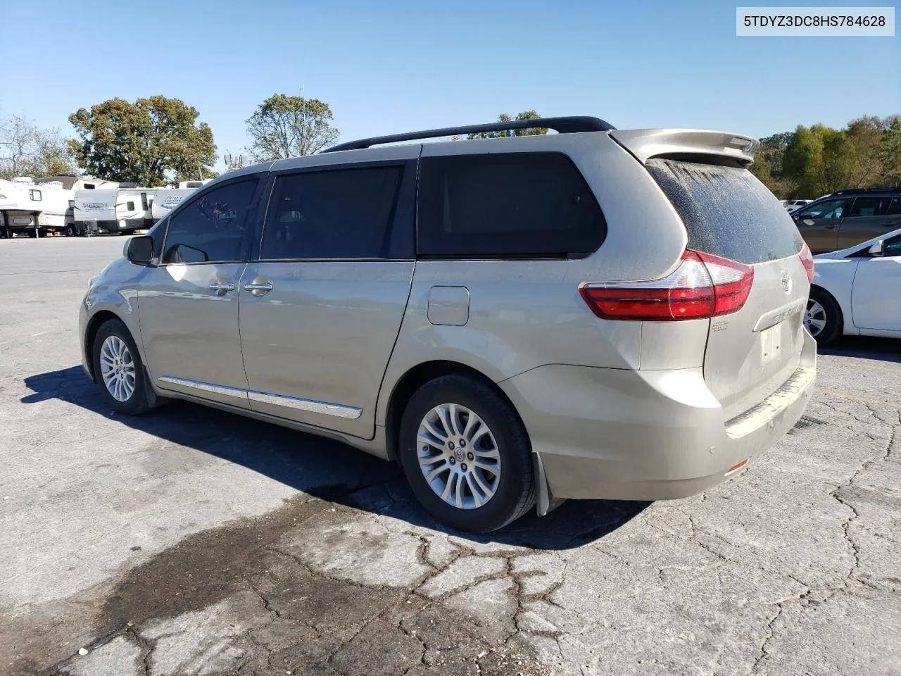 2017 Toyota Sienna Xle VIN: 5TDYZ3DC8HS784628 Lot: 76380824