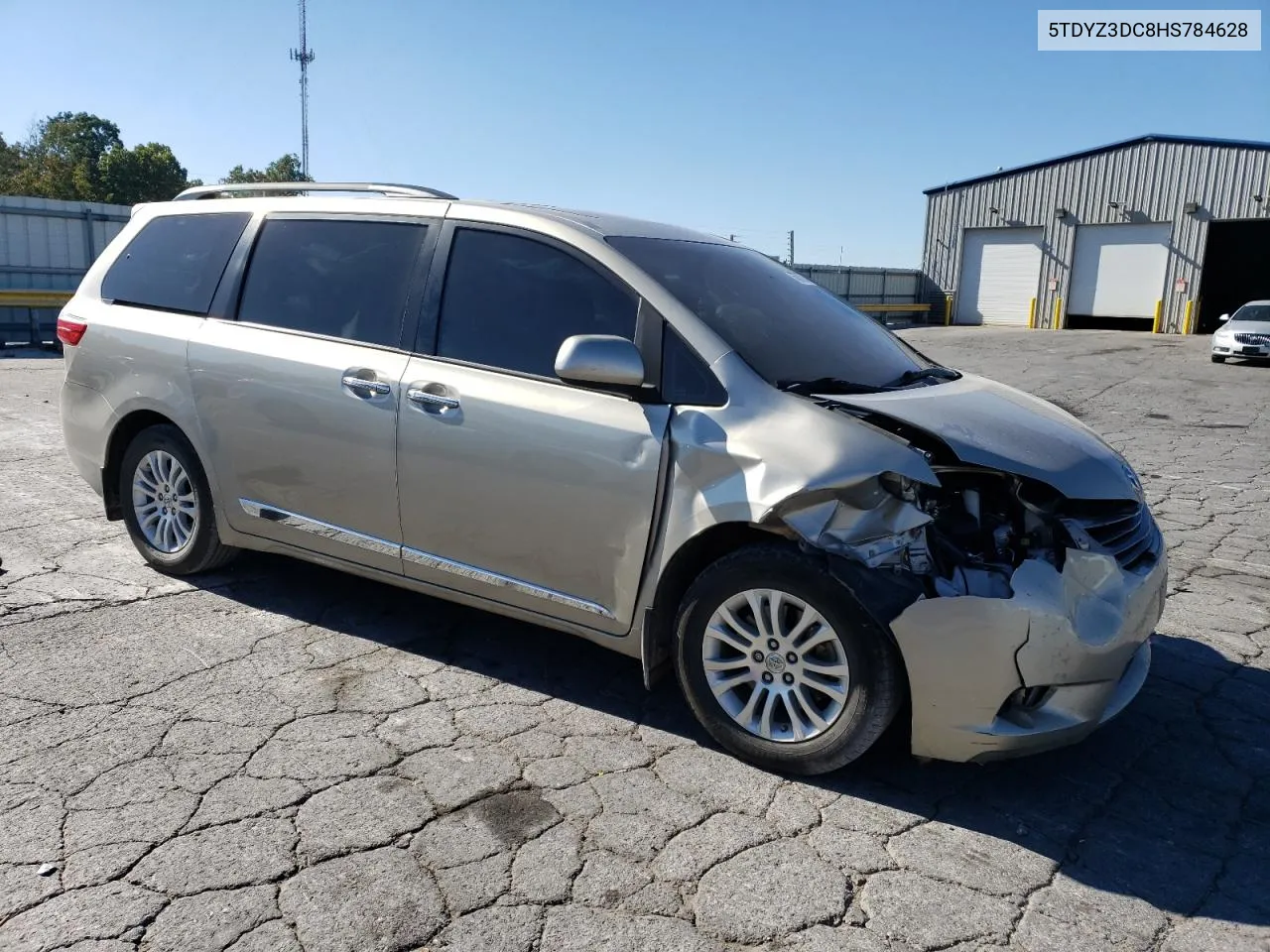 2017 Toyota Sienna Xle VIN: 5TDYZ3DC8HS784628 Lot: 76380824