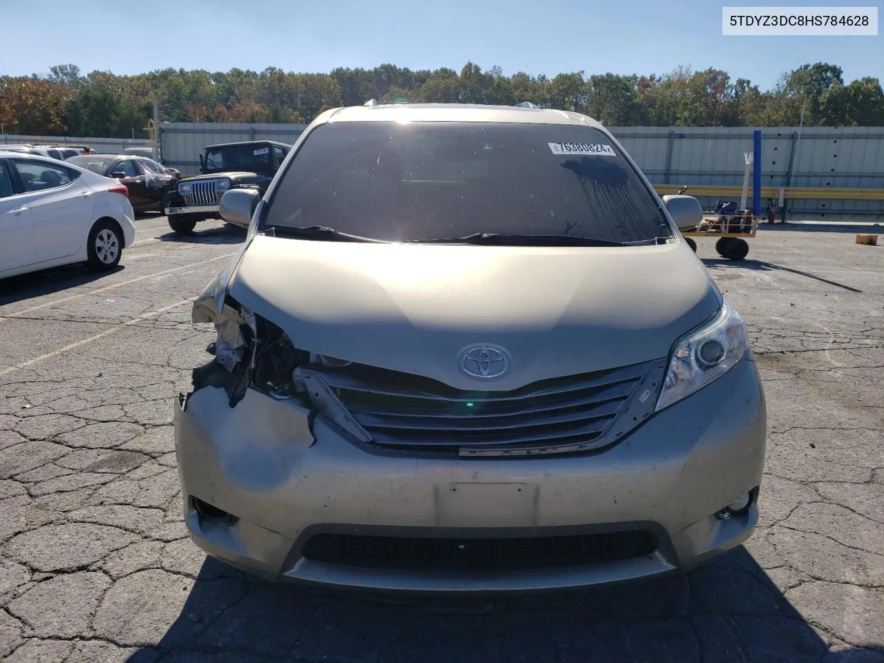 2017 Toyota Sienna Xle VIN: 5TDYZ3DC8HS784628 Lot: 76380824