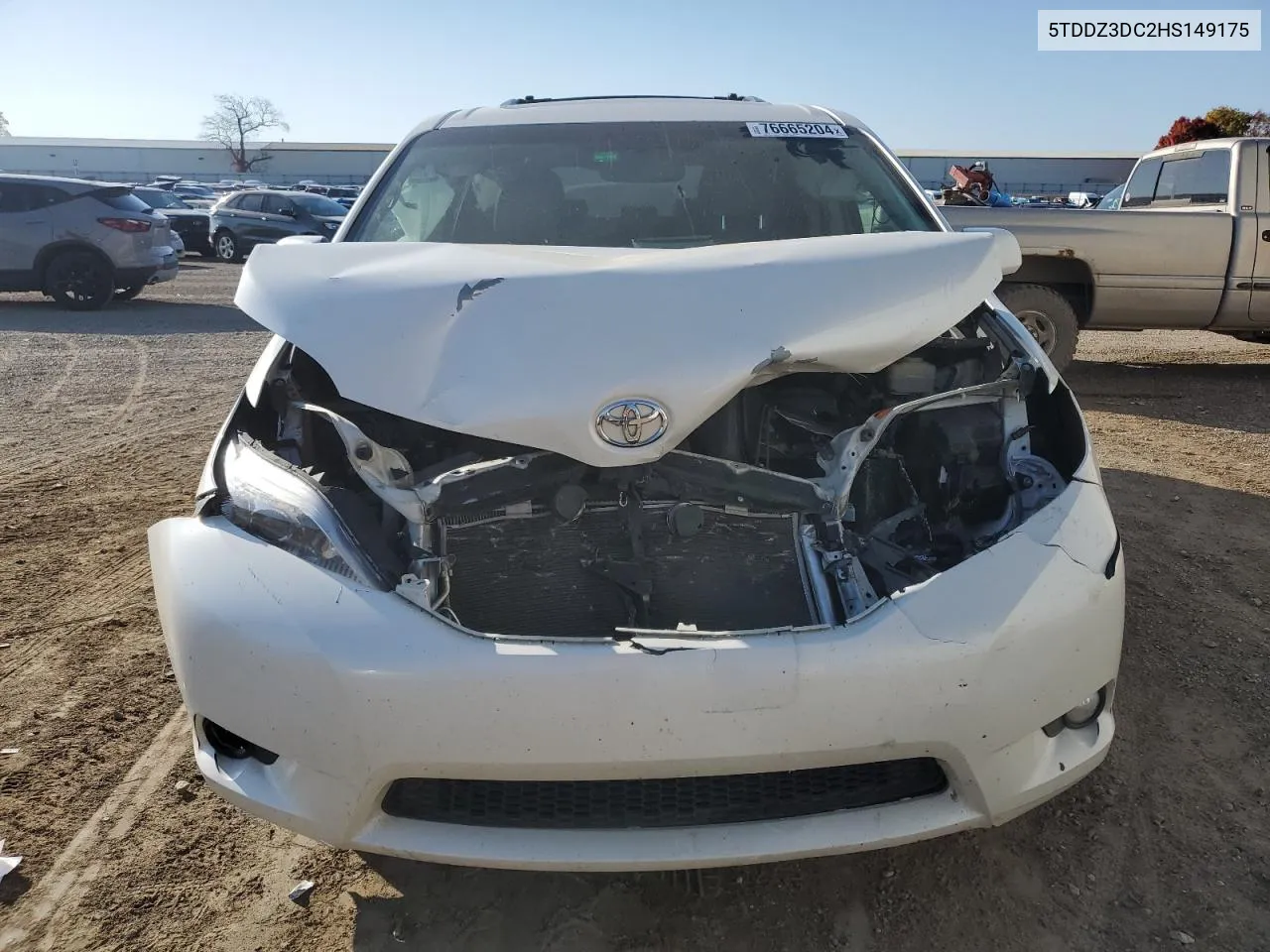 2017 Toyota Sienna Xle VIN: 5TDDZ3DC2HS149175 Lot: 76665204