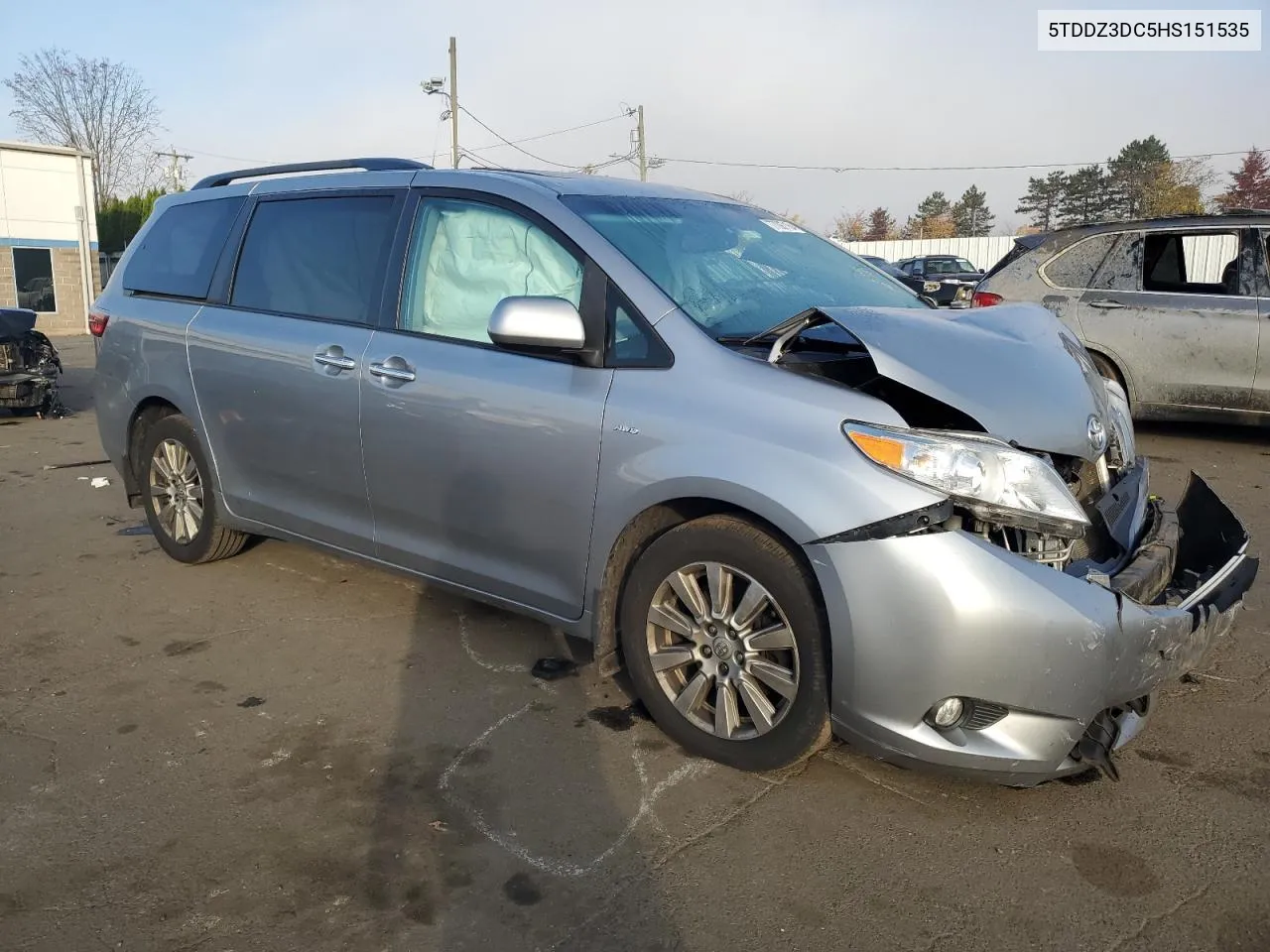 2017 Toyota Sienna Xle VIN: 5TDDZ3DC5HS151535 Lot: 77097164