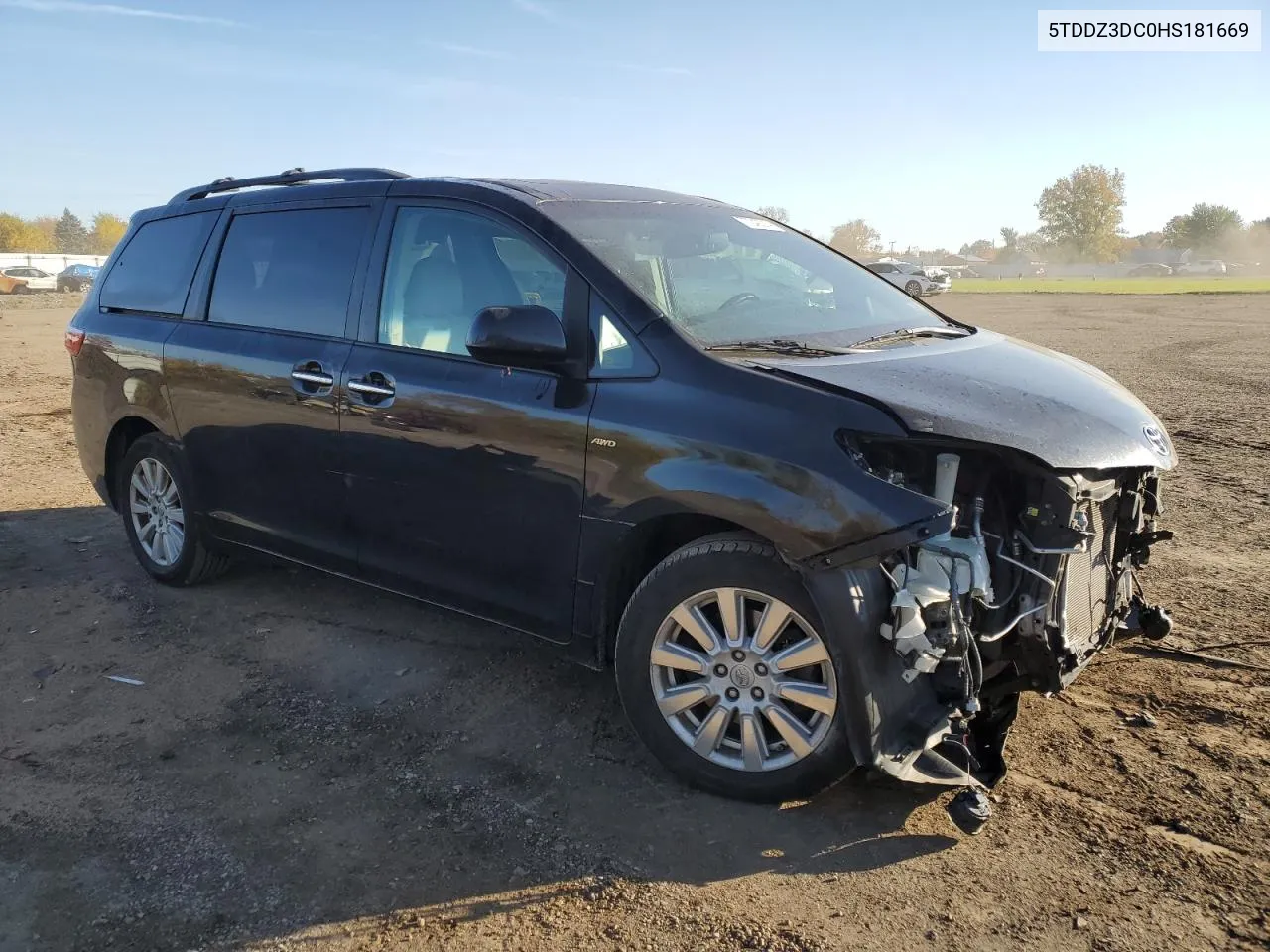 2017 Toyota Sienna Xle VIN: 5TDDZ3DC0HS181669 Lot: 77240014