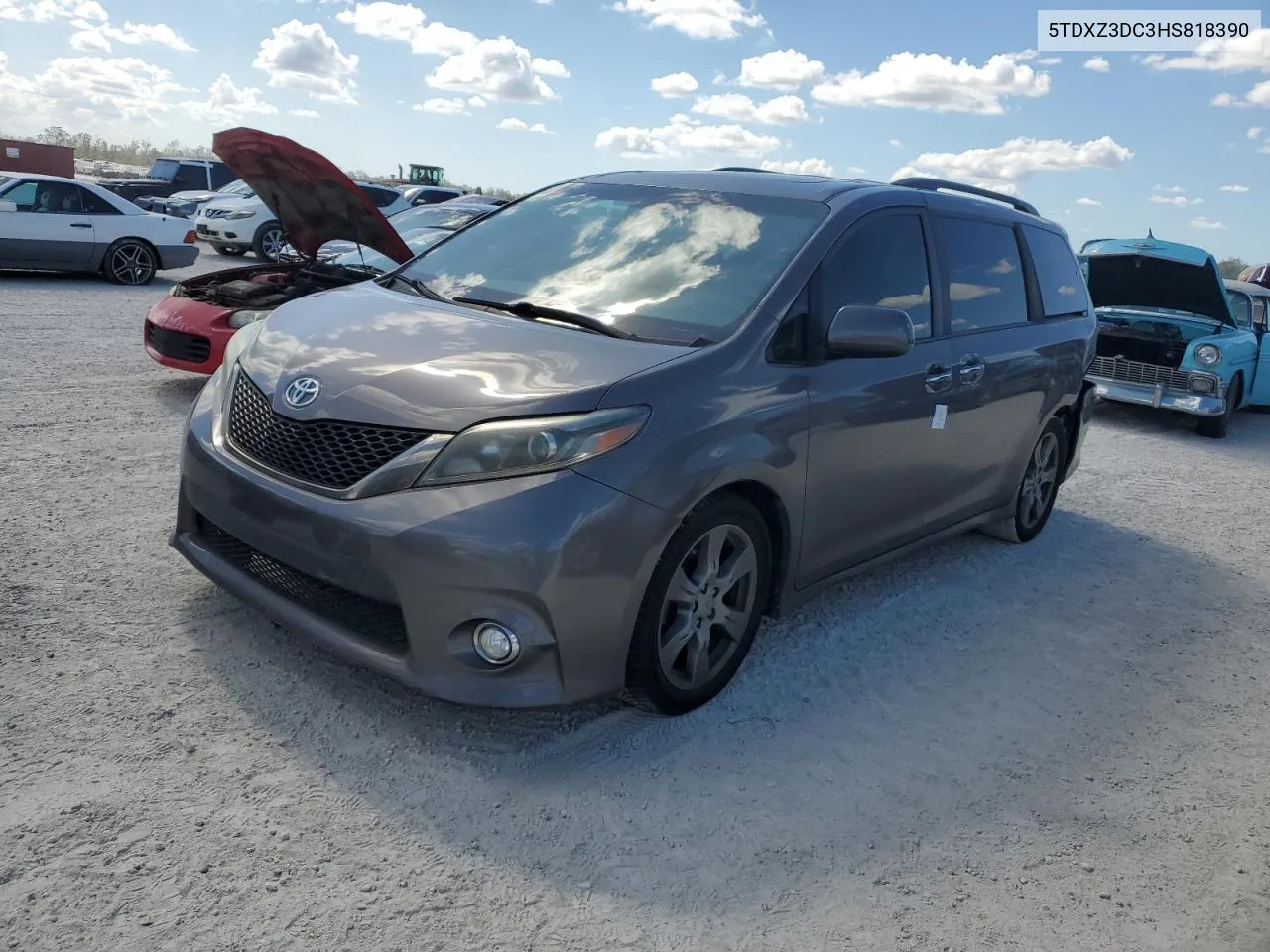 2017 Toyota Sienna Se VIN: 5TDXZ3DC3HS818390 Lot: 77461524