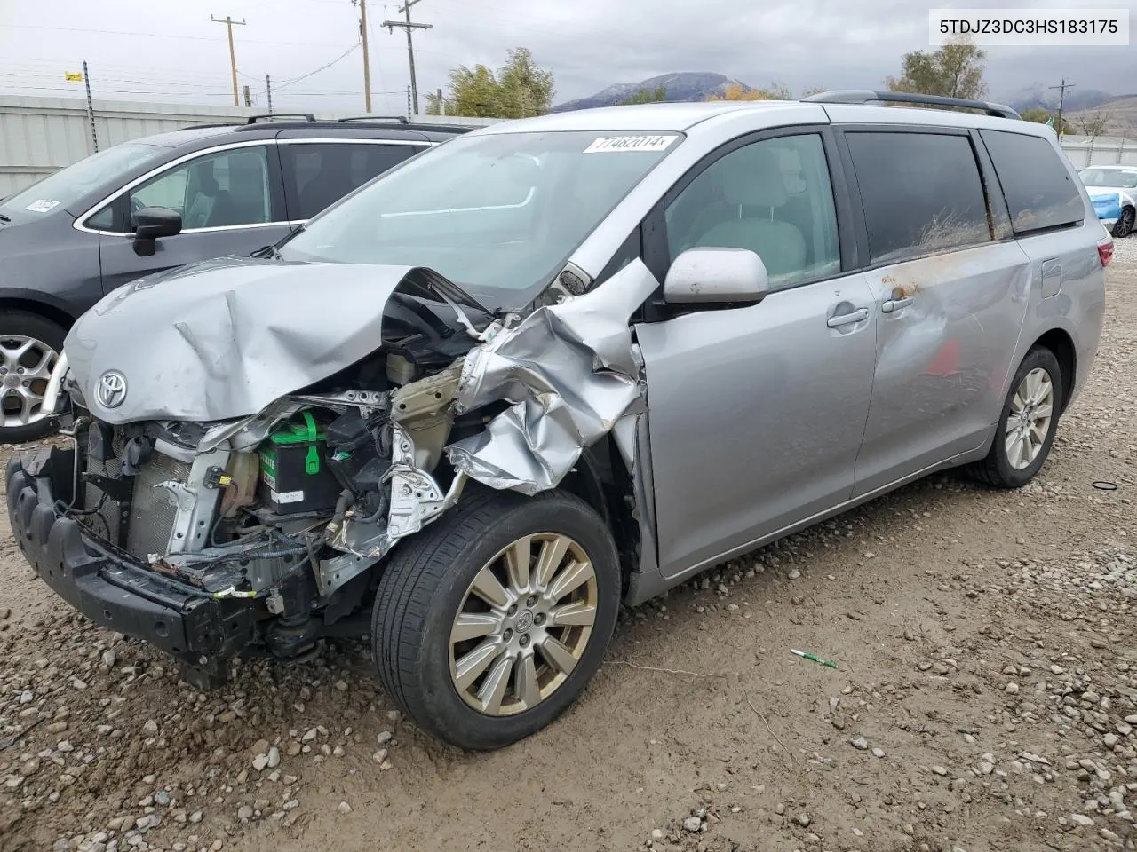 2017 Toyota Sienna Le VIN: 5TDJZ3DC3HS183175 Lot: 77482014