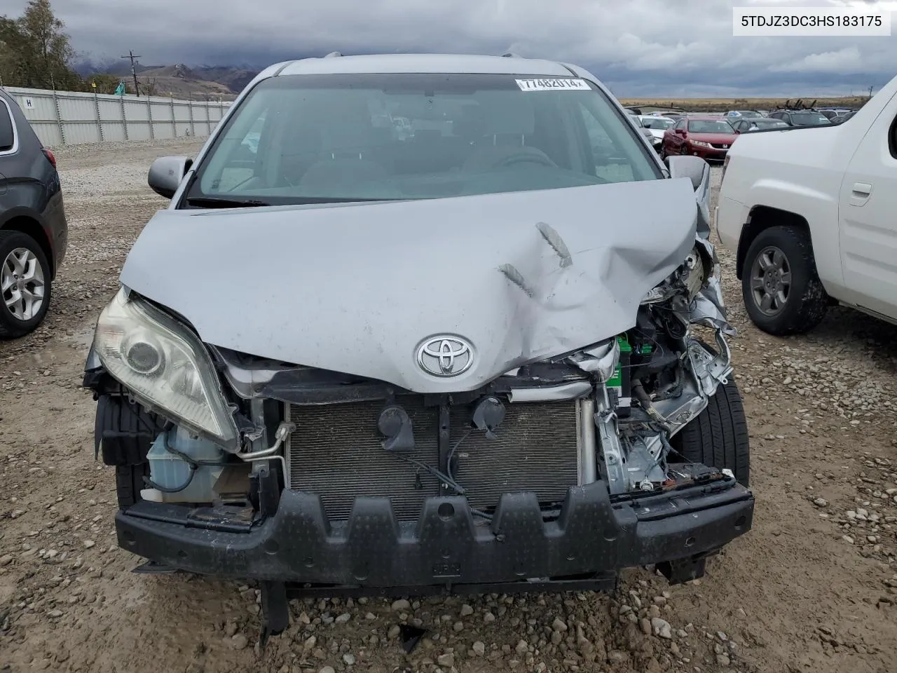 2017 Toyota Sienna Le VIN: 5TDJZ3DC3HS183175 Lot: 77482014