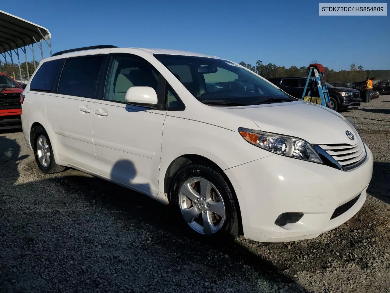 2017 Toyota Sienna Le VIN: 5TDKZ3DC4HS854809 Lot: 77792434