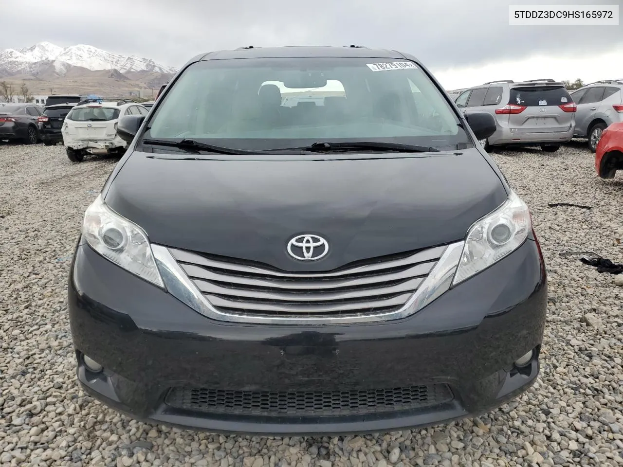 2017 Toyota Sienna Xle VIN: 5TDDZ3DC9HS165972 Lot: 78279104