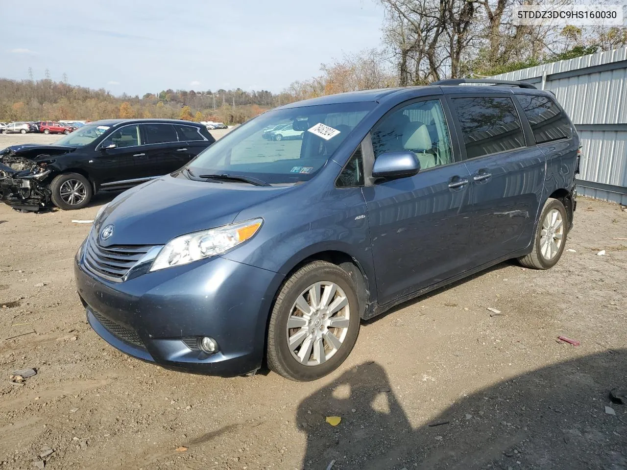 2017 Toyota Sienna Xle VIN: 5TDDZ3DC9HS160030 Lot: 78462924