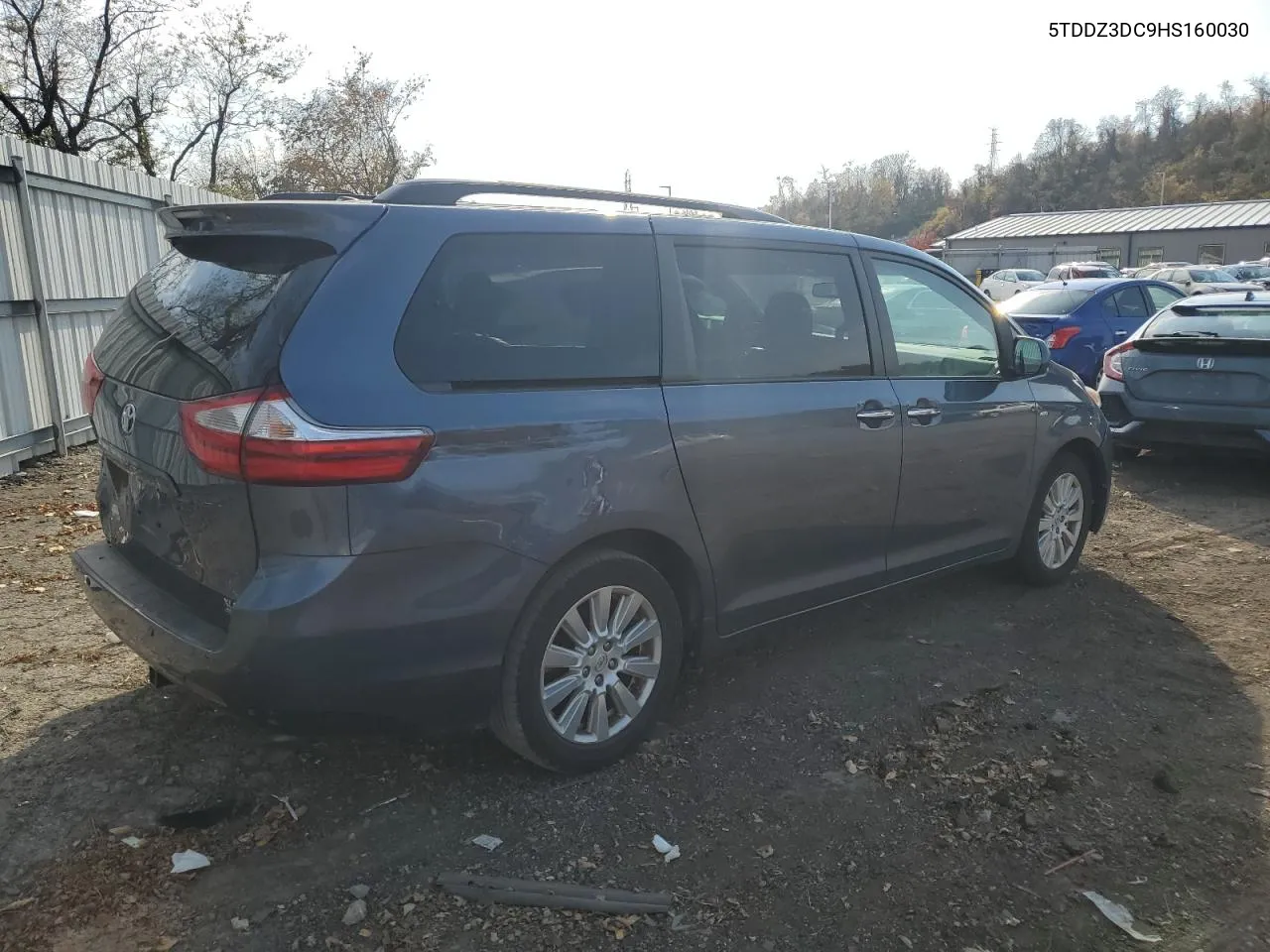 2017 Toyota Sienna Xle VIN: 5TDDZ3DC9HS160030 Lot: 78462924