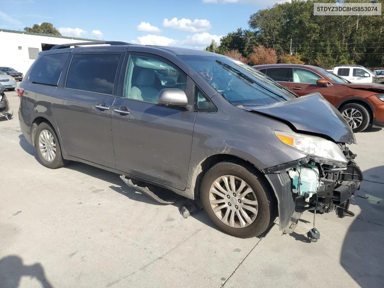 2017 Toyota Sienna Xle VIN: 5TDYZ3DC8HS853074 Lot: 78593794