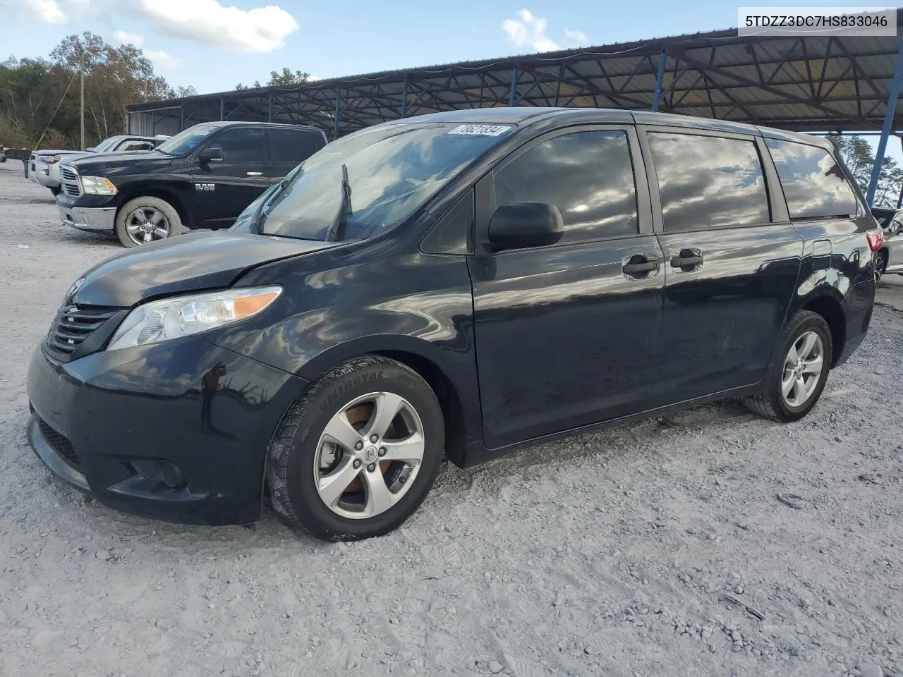 2017 Toyota Sienna VIN: 5TDZZ3DC7HS833046 Lot: 78621834