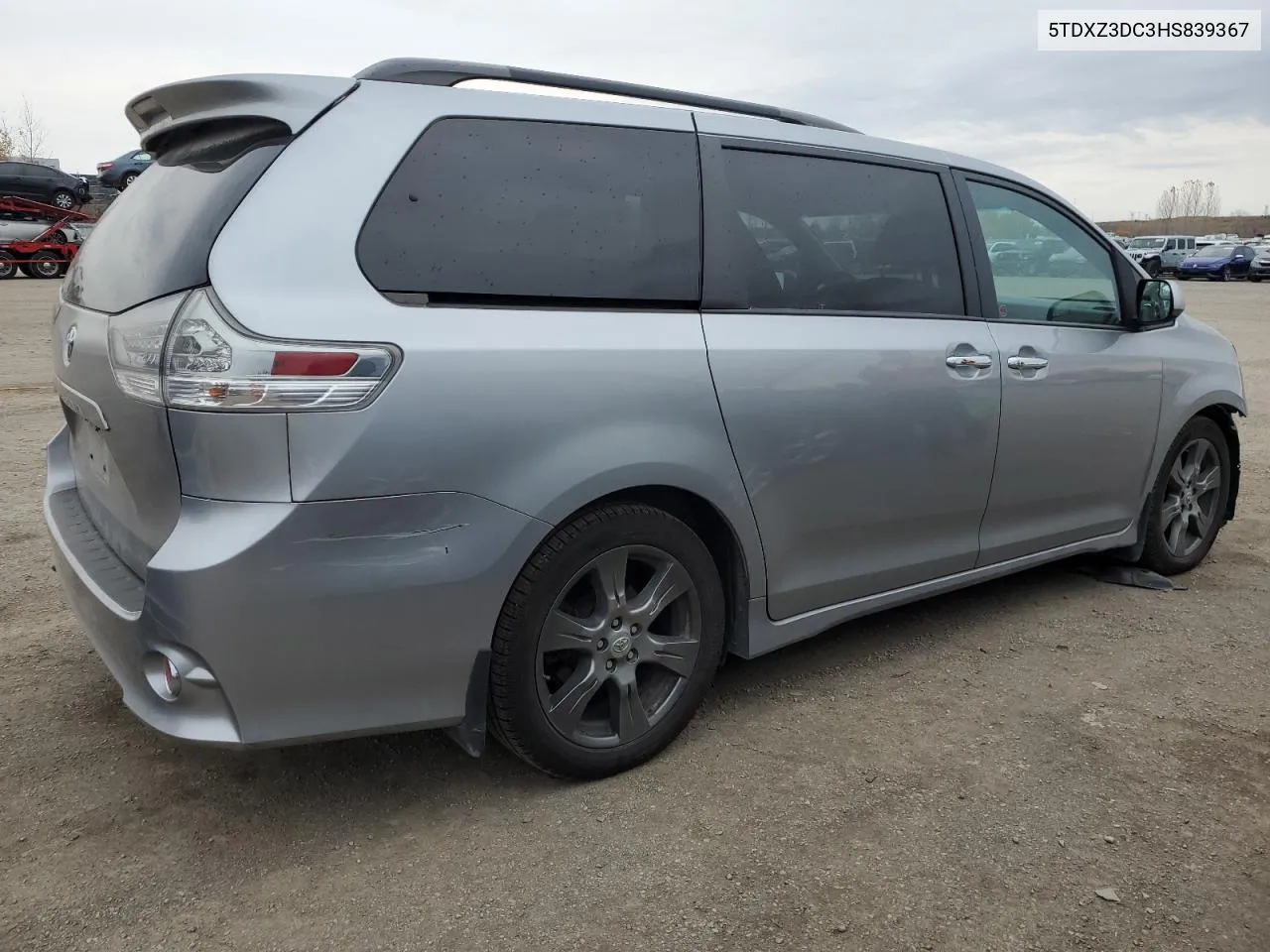 2017 Toyota Sienna Se VIN: 5TDXZ3DC3HS839367 Lot: 78695624