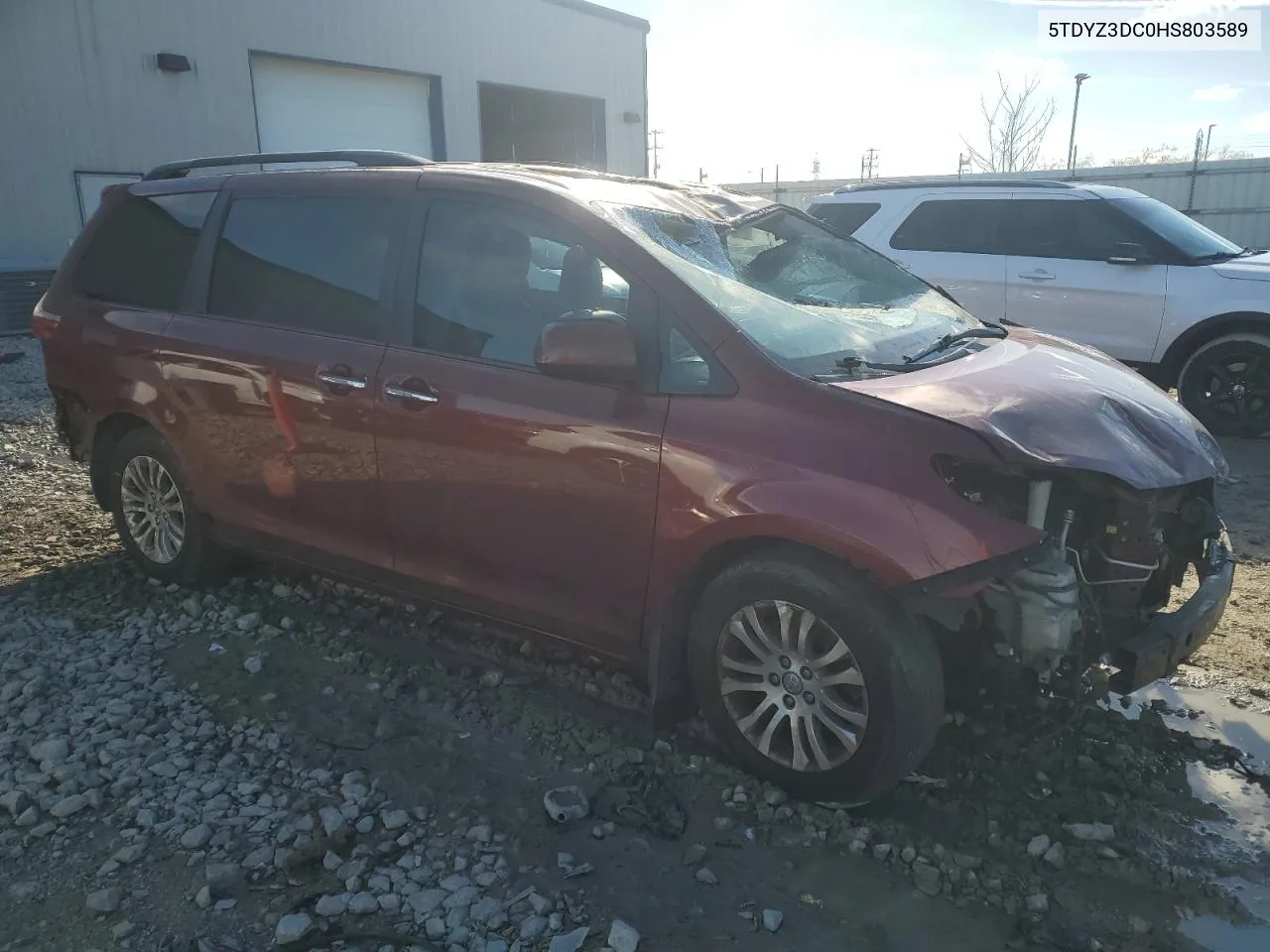 2017 Toyota Sienna Xle VIN: 5TDYZ3DC0HS803589 Lot: 78819944