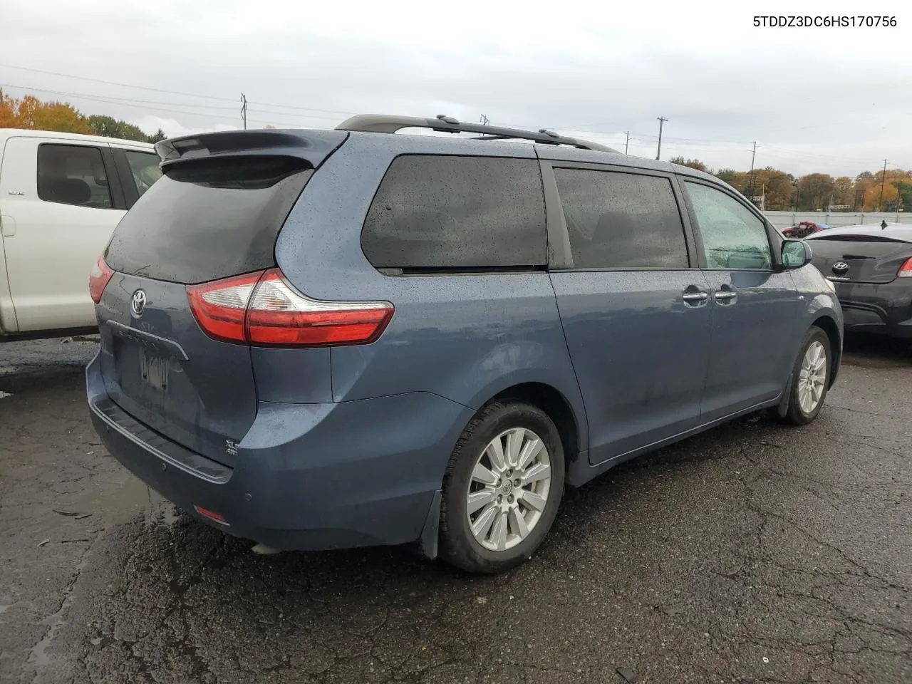 2017 Toyota Sienna Xle VIN: 5TDDZ3DC6HS170756 Lot: 78866274