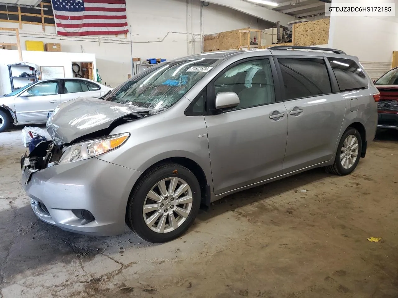 2017 Toyota Sienna Le VIN: 5TDJZ3DC6HS172185 Lot: 79602604