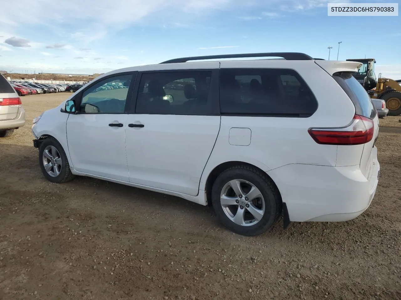 2017 Toyota Sienna VIN: 5TDZZ3DC6HS790383 Lot: 79760664