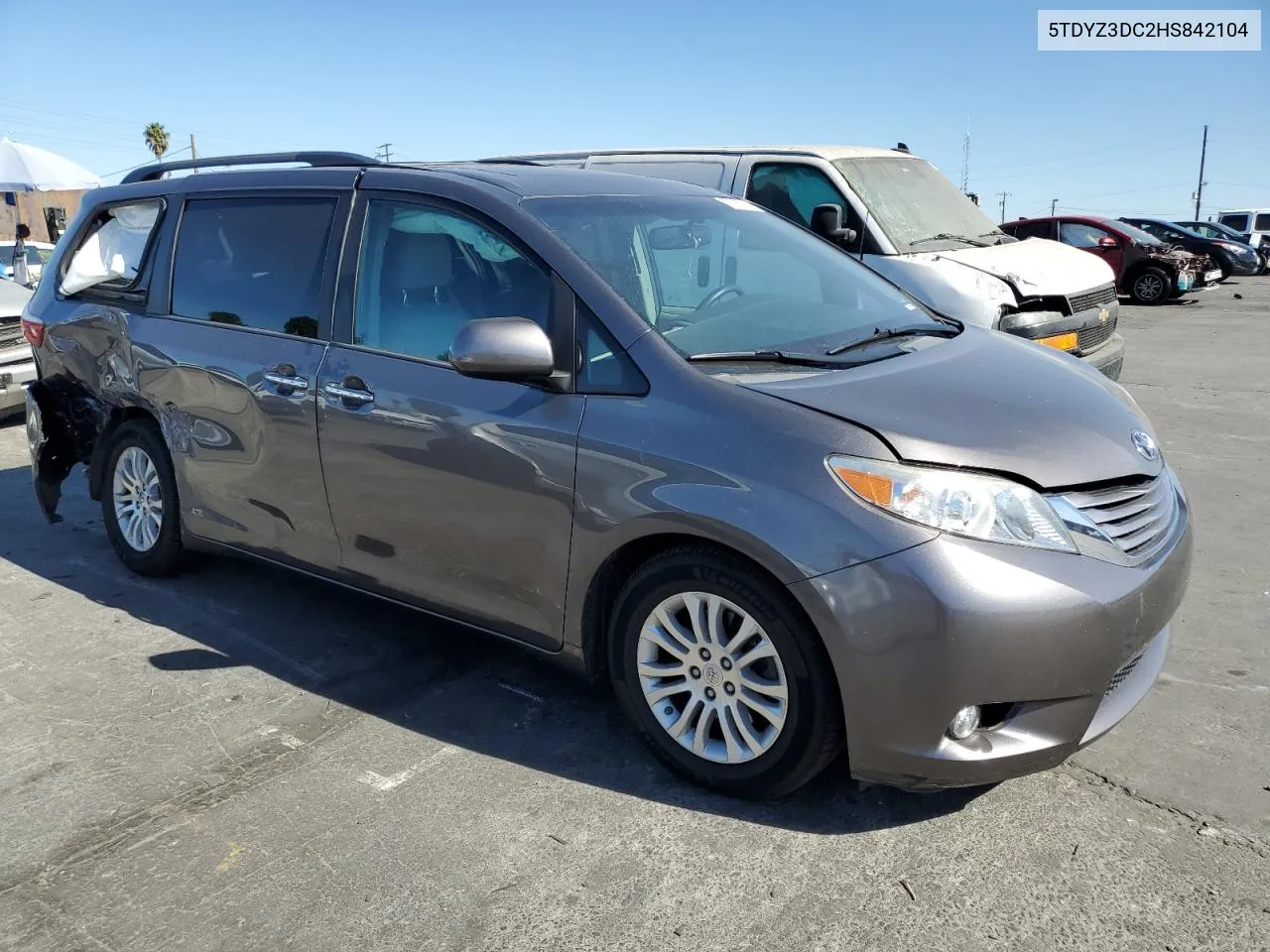 2017 Toyota Sienna Xle VIN: 5TDYZ3DC2HS842104 Lot: 79763914