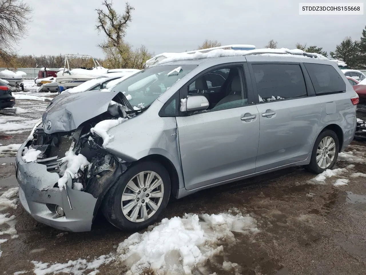 2017 Toyota Sienna Xle VIN: 5TDDZ3DC0HS155668 Lot: 79860844