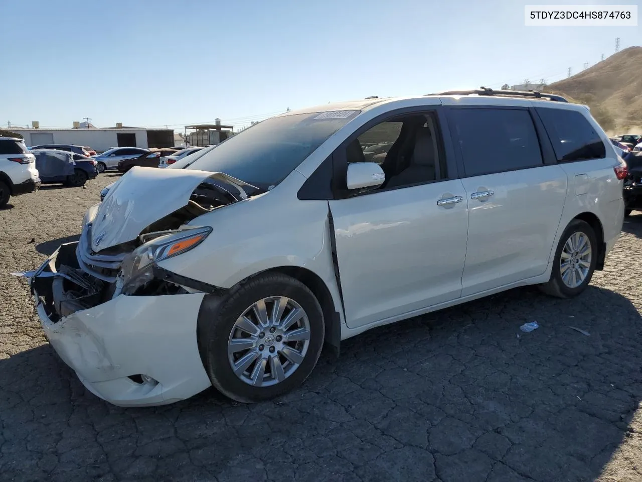 2017 Toyota Sienna Xle VIN: 5TDYZ3DC4HS874763 Lot: 79872434