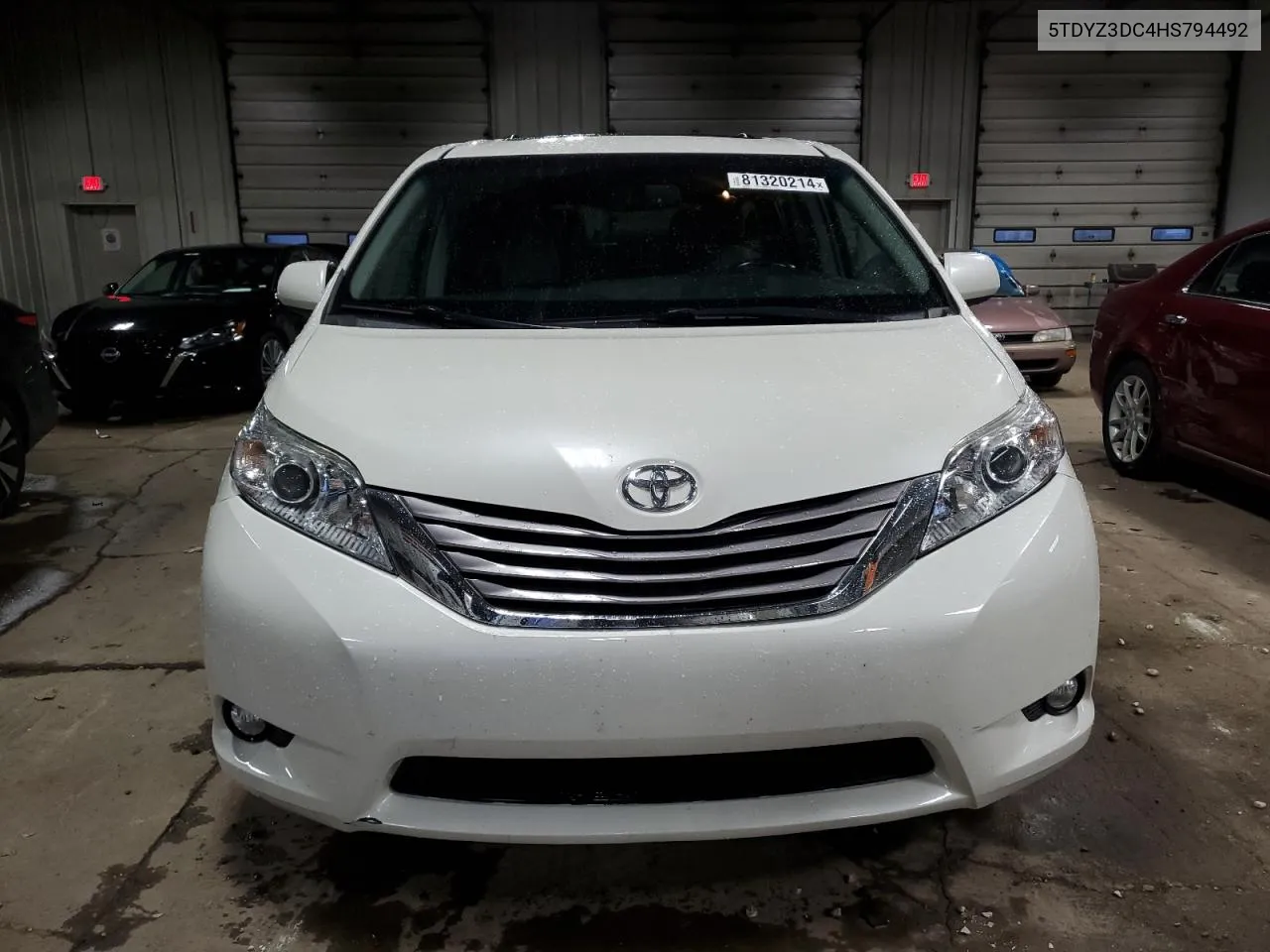 2017 Toyota Sienna Xle VIN: 5TDYZ3DC4HS794492 Lot: 81320214