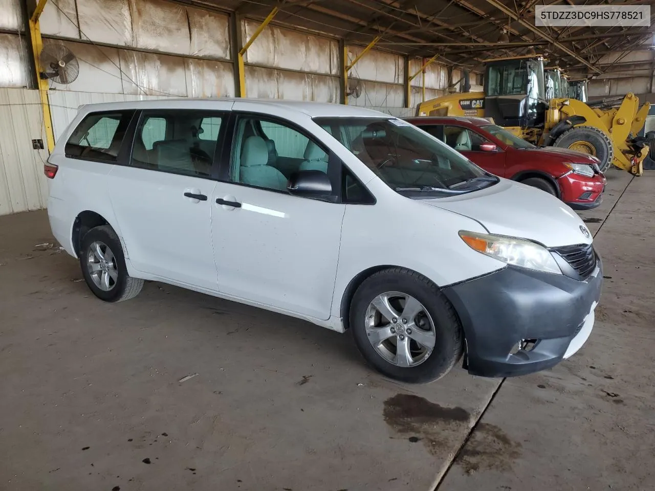 5TDZZ3DC9HS778521 2017 Toyota Sienna