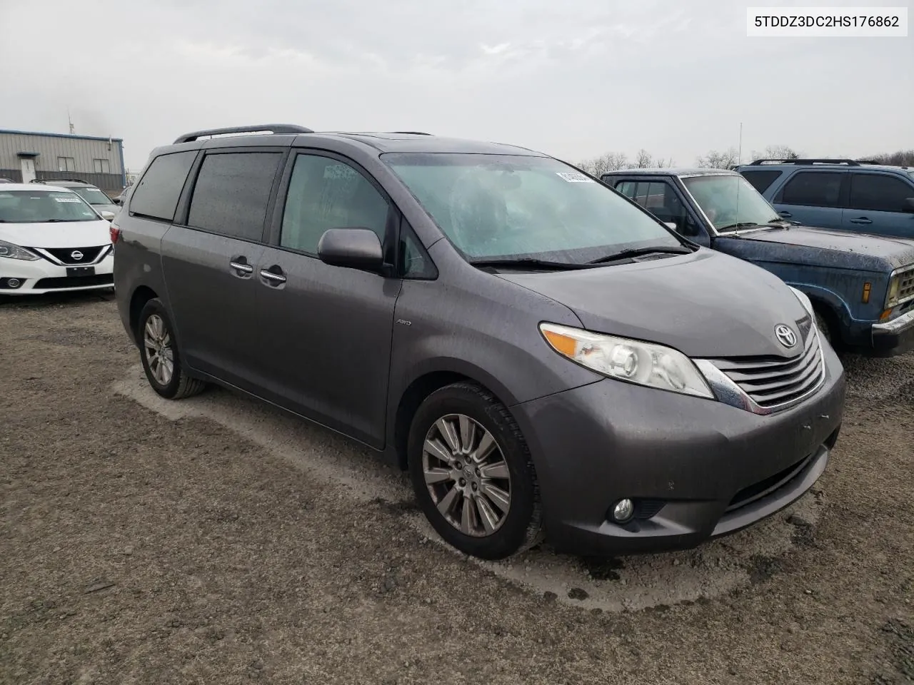 2017 Toyota Sienna Xle VIN: 5TDDZ3DC2HS176862 Lot: 81406364