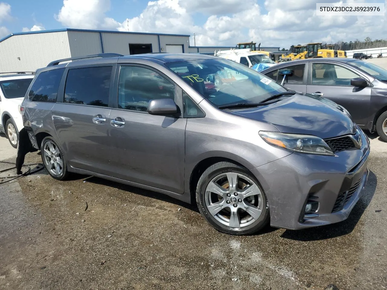 2018 Toyota Sienna Se VIN: 5TDXZ3DC2JS923976 Lot: 44943474