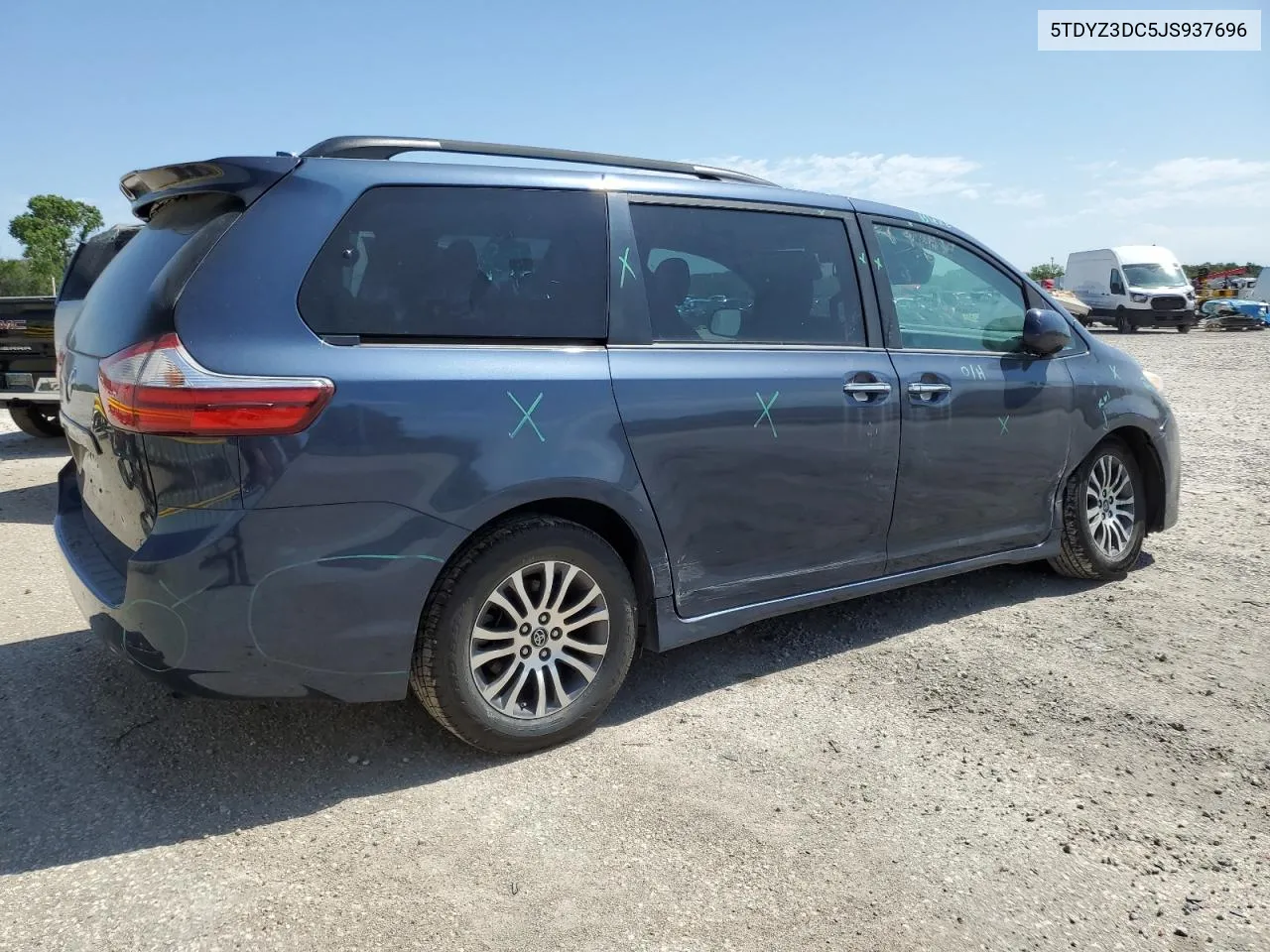 2018 Toyota Sienna Xle VIN: 5TDYZ3DC5JS937696 Lot: 58024244