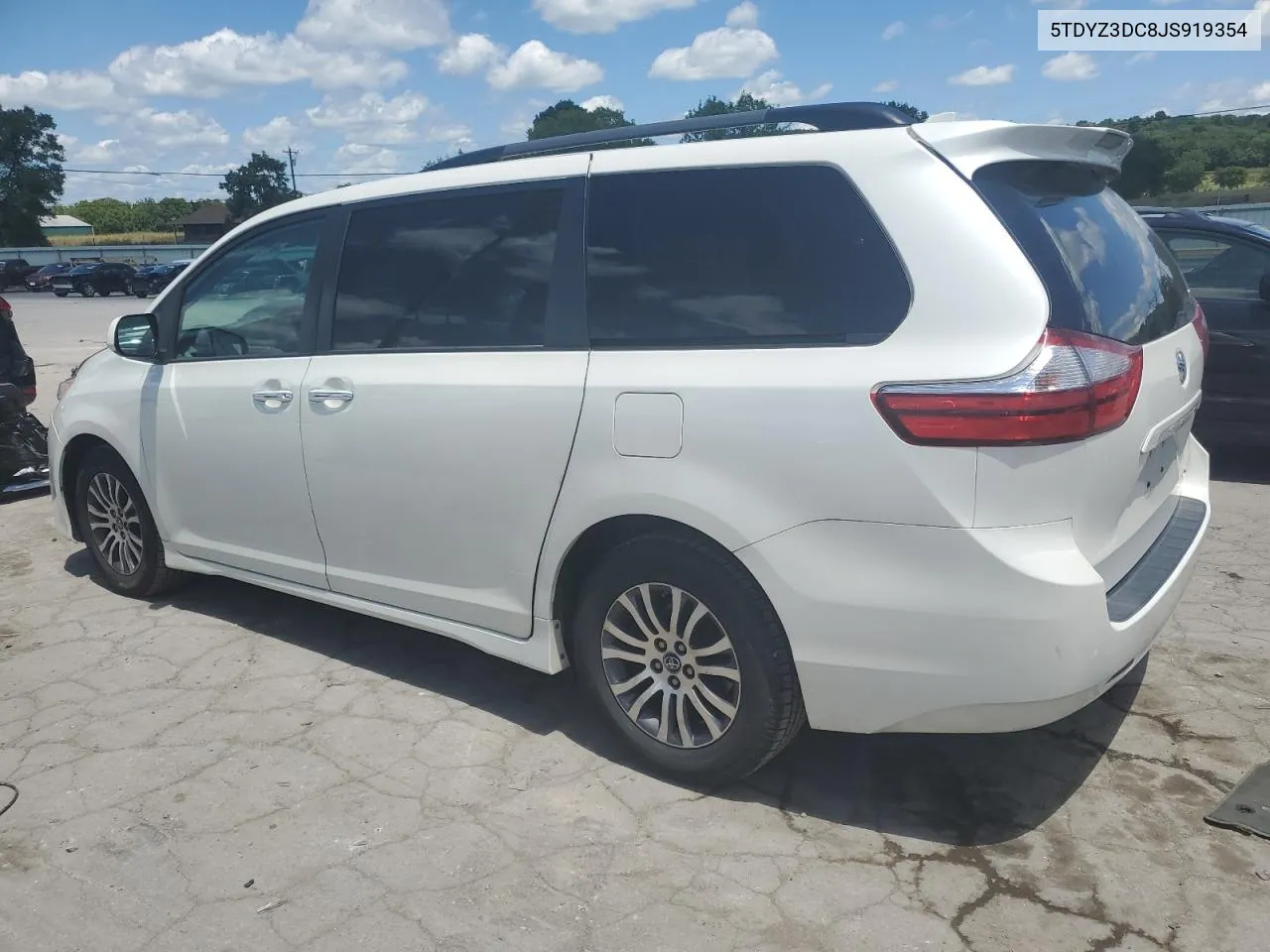 2018 Toyota Sienna Xle VIN: 5TDYZ3DC8JS919354 Lot: 61875454