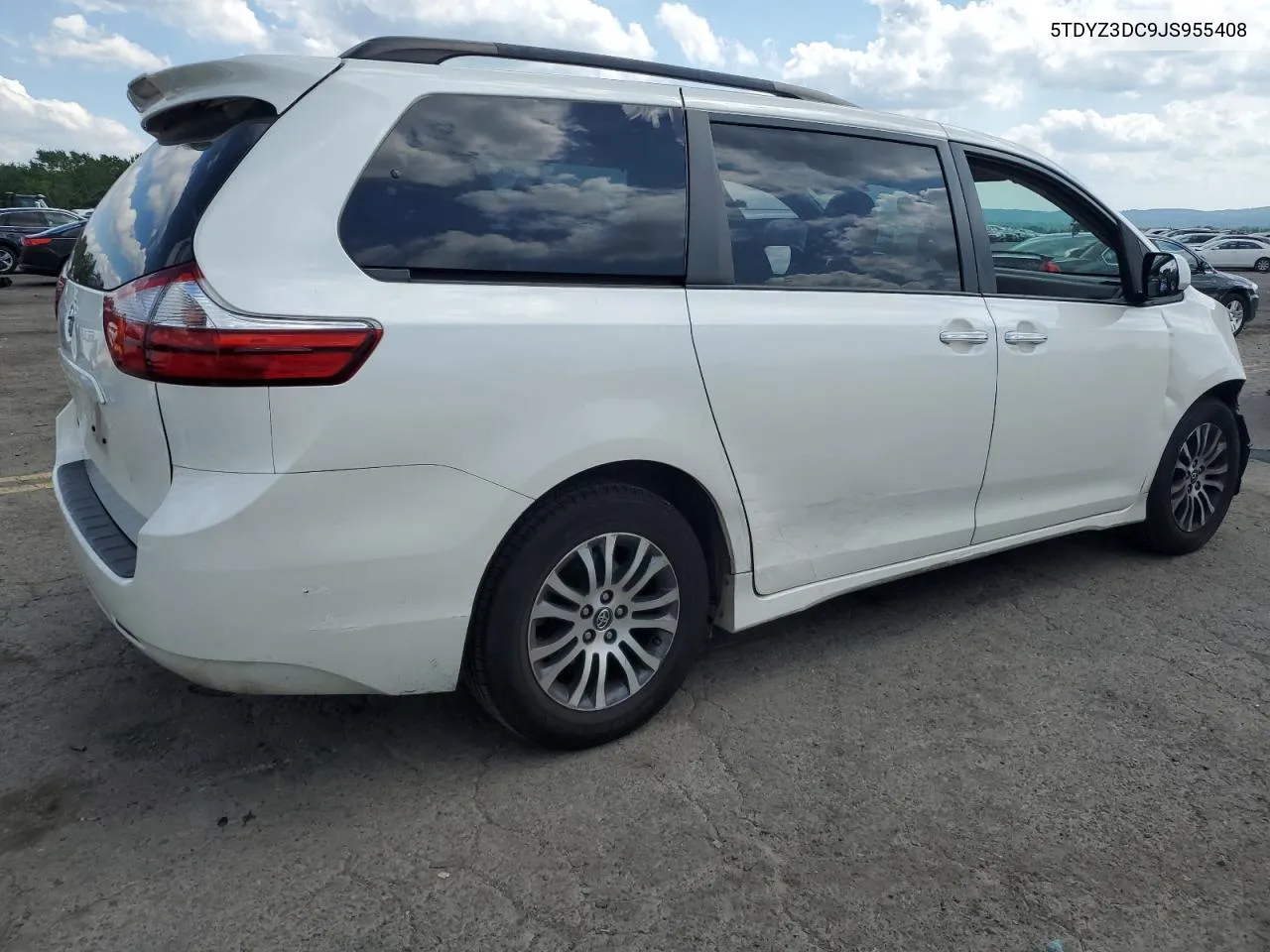 2018 Toyota Sienna Xle VIN: 5TDYZ3DC9JS955408 Lot: 62601274