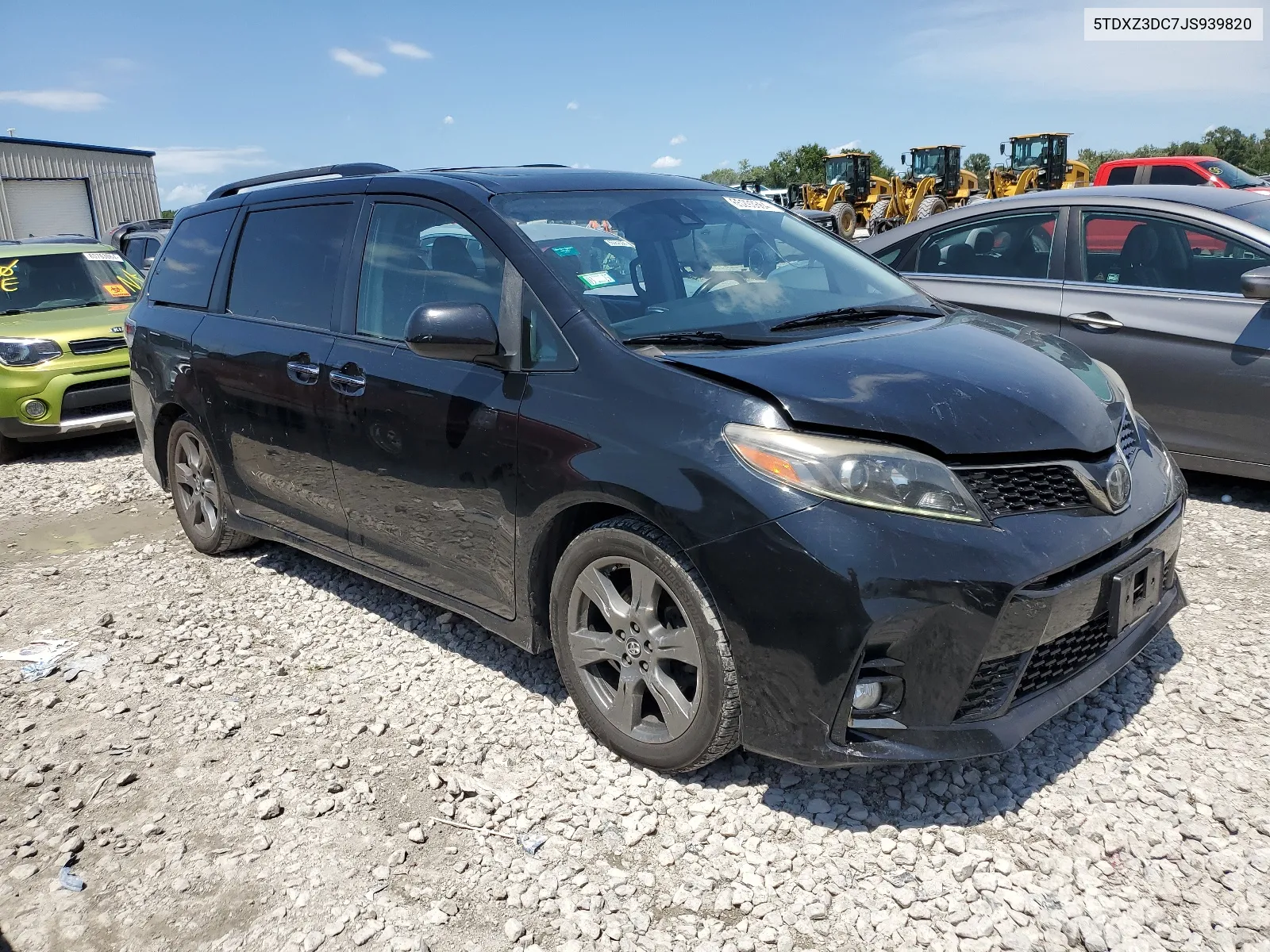 2018 Toyota Sienna Se VIN: 5TDXZ3DC7JS939820 Lot: 65293664