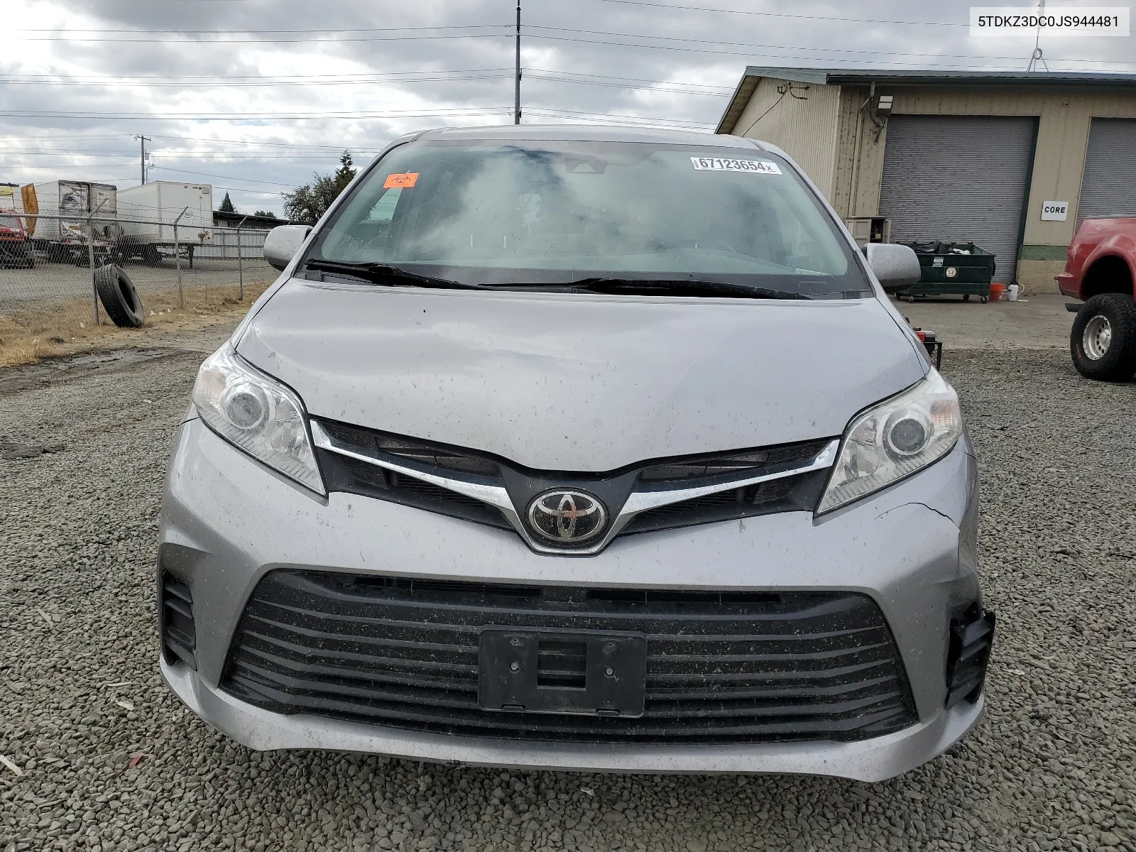 5TDKZ3DC0JS944481 2018 Toyota Sienna Le