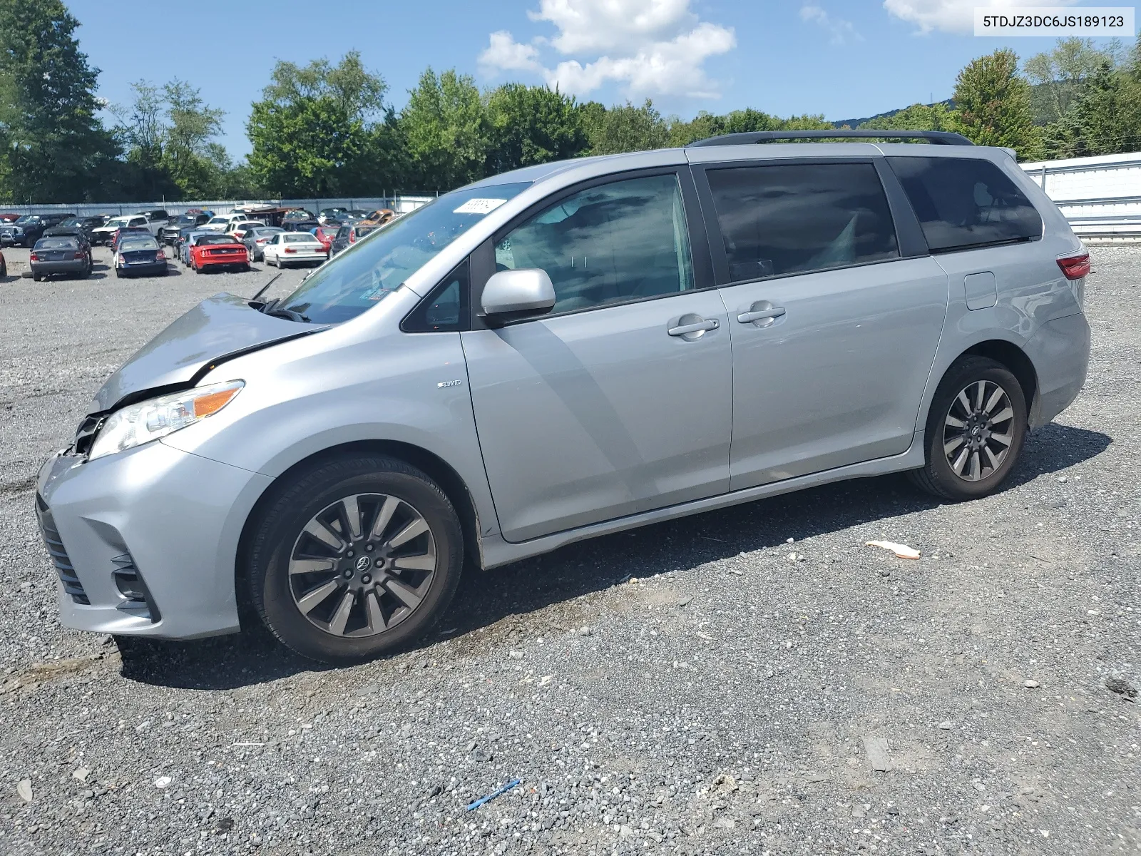 2018 Toyota Sienna Le VIN: 5TDJZ3DC6JS189123 Lot: 68885194