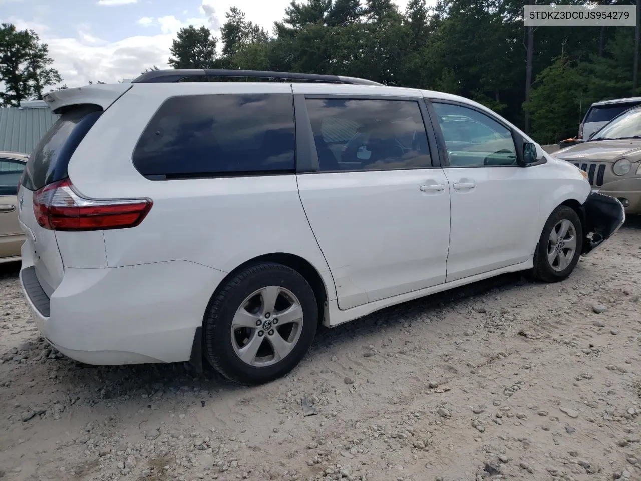 5TDKZ3DC0JS954279 2018 Toyota Sienna Le