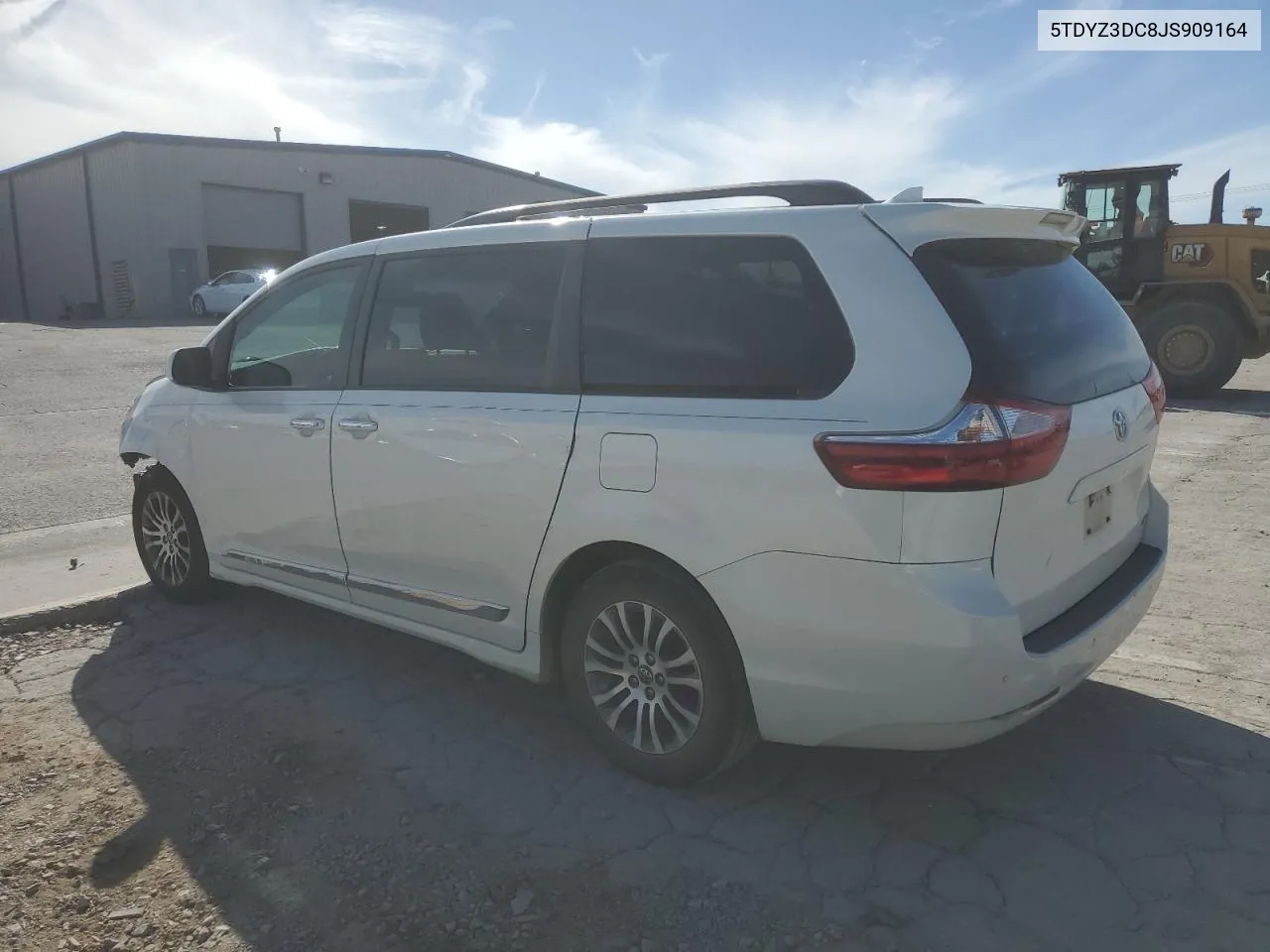 2018 Toyota Sienna Xle VIN: 5TDYZ3DC8JS909164 Lot: 71711024