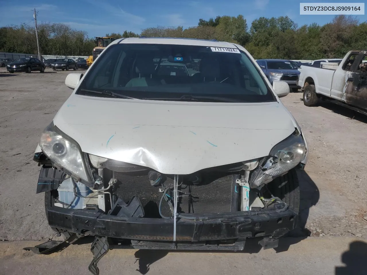 2018 Toyota Sienna Xle VIN: 5TDYZ3DC8JS909164 Lot: 71711024